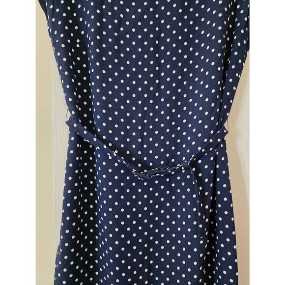 PRADA Polka Dot Belted Dress 38 - Picture 4 of 10